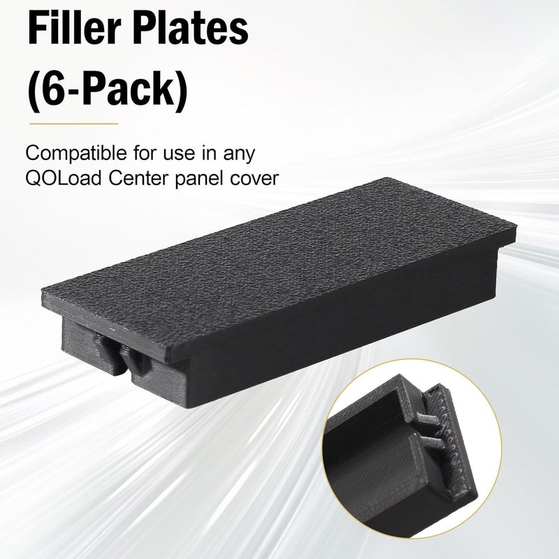 EAORBD Breaker Cover Plate for Schneider Electric Squared D by Filler Plates HOMFPCP Circuit Breaker Cover 1 inch 6-Pack - Image 4